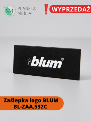 Zaślepka symetryczna logo BLUM do TANDEMBOX (BLUM ZAA.532C.B)
