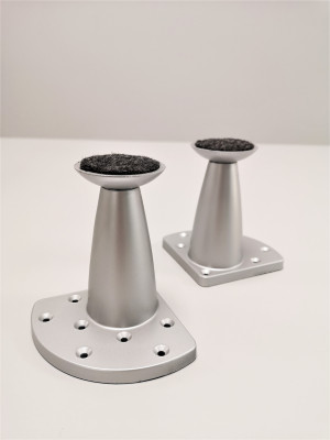 Nóżka meblowa STOŻKOWA H-100 mm aluminium