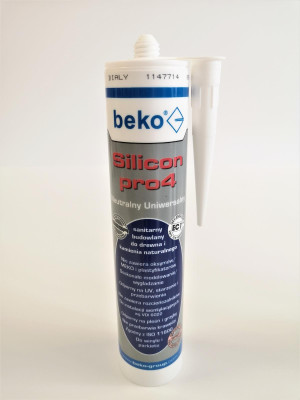 Silikon neutralny, uniwersalny BEKO PRO4 310 ml BIAŁY