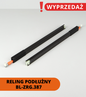 Reling podłużny BLUM TANDEMBOX ANTARO 450 mm CZARNY