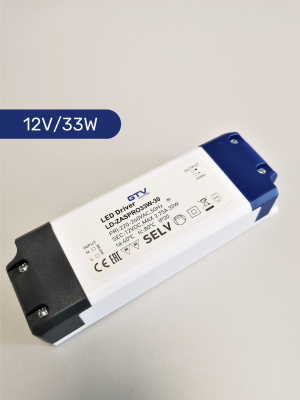 ZASILACZ LED 12V/33W GTV 230V