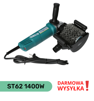SATYNIARKA ST62 1400W + SZCZOTKA NYLONOWA 120x100