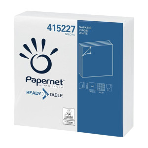 PAPERNET serwetka Punta Punta 38x38 2w biała 44 sztuki