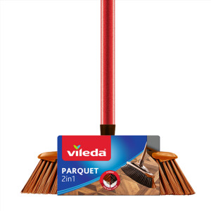VILEDA szczotka profilowana 2w1 do parkietu + kij