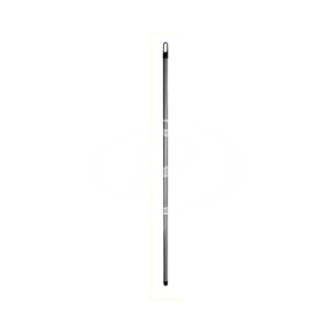 Kij metalowy alu chrom z gwintem 130cm