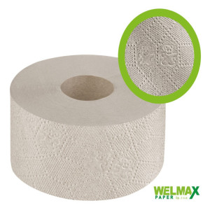 WELMAX jumbo papier 1w szary 120mb / 12 sztuk