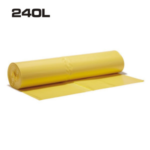 Worki 240L żółte 10 sztuk