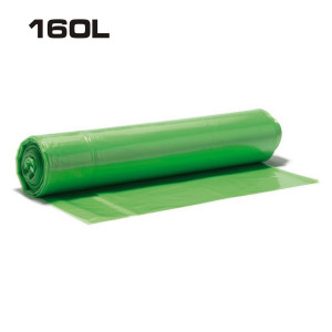 Worki na odpady 160L zielone 10 sztuk
