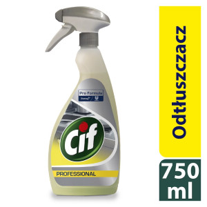 Cif Professional Power Cleaner Degreaser 750ml preparat odtłuszczający do silnie zabrudzonych powierzchni