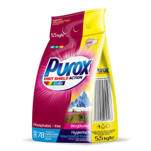 PUROX Color proszek do prania 5,5kg 78prań