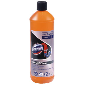Domestos Professional Drain Unblocker Gel 1L preparat do udrażniania rur i odpływów ściekowych