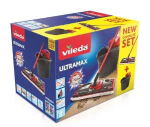VILEDA BOX ULTRAMAX XL zestaw z mopem płaskim 42cm