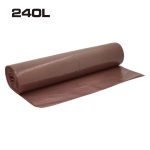 Worki 240L brązowe 10 sztuk