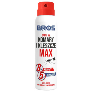 BROS SPRAY NA KOMARY I KLESZCZE 25,77% DEET 90ml