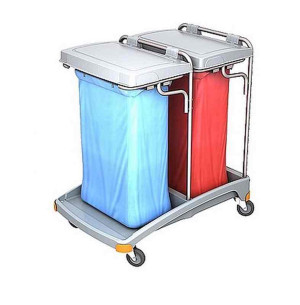 SPLAST wózek na odpady z pokrywą 2x120L