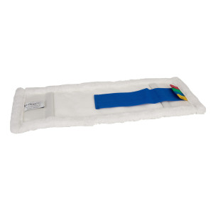 CleanPRO kieszeniowy z taśmą mop płaski z mikrofazy 40cm