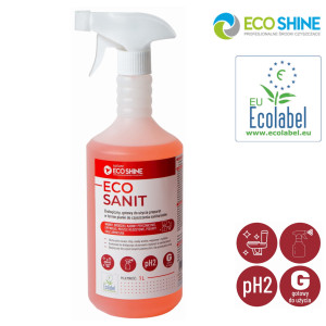 ECO SANIT spray 1L Ekologiczny, gotowy do użycia preparat w formie pianki do czyszczenia sanitariatów