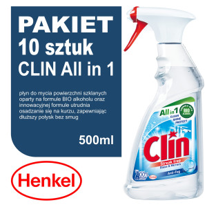 CLIN antypara 500 ml x 10 sztuk płyn do szyb