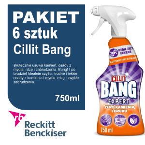 CILLIT BANG Zero Kamienia 750ml x 6sztuk