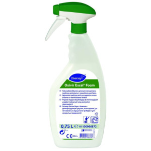 DIVERSEY Oxivir Excel Foam 750ml preparat myjąco-dezynfekujący do nieinwazyjnych urządzeń medycznych oraz powierzchni nieporowatych na bazie AHP