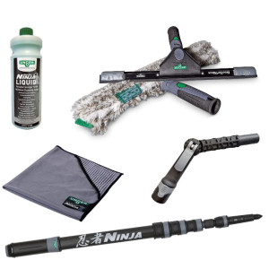 UNGER ErgoTec Ninja CARBON 6w1 zestaw do mycia okien