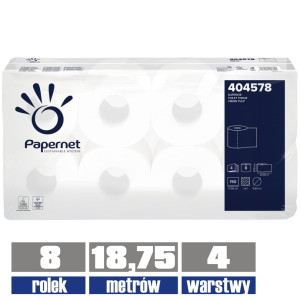 404578 PAPERNET 4-warstwowy papier toaletowy 150listków