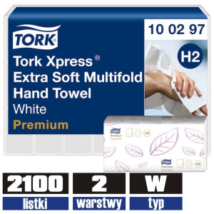 100297 TORK H2 ręcznik xpress W 2100 listków