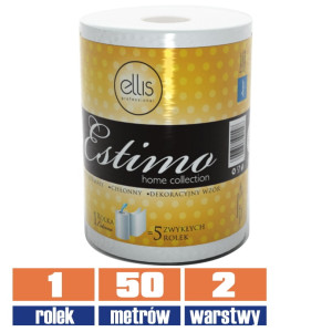 2998 LAMIX ESTIMO ręcznik papierowy dwuwarstwowy 50m / 250 listków