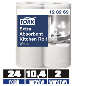 120269 TORK ręcznik papierowy kuchenny 2 warstwy celuloza / 24 sztuki