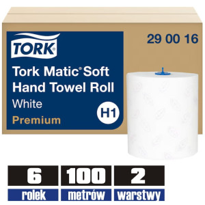 290016 TORK H1 ręcznik systemowy 100% celuloza 120mb / 6 sztuk
