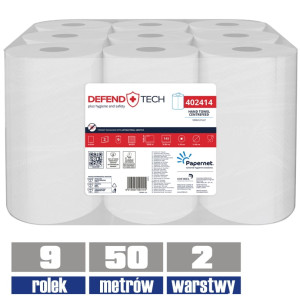 402414 PAPERNET ręczniki w roli MINI 2-warstwowy 50mb / 9 sztuk