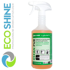 ECOSHINE CLEAN PUR spray 1L preparat do mycia tosterów, gofrownic, naleśnikarek, kebabów oraz bemarów