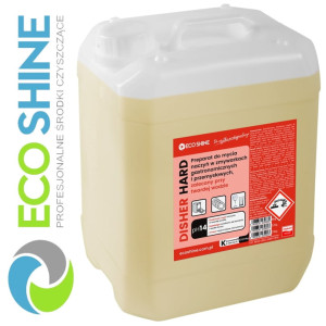 ECOSHINE DISHER HARD 24kg preparat do mycia naczyń w zmywarkach gastronomicznych, zalecany przy twardej wodzie