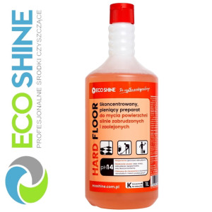 ECOSHINE HARD FLOOR 1L skoncentrowany płyn do mycia silnie zabrudzonych, zatłuszczonych i zaolejonych powierzchni