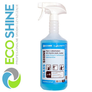 ECOSHINE GLASS SHINE spray 1L płyn do mycia szyb i luster