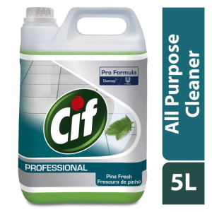Cif All Purpose Cleaner Pine Fresh 5L skoncentrowany preparat do codziennego mycia wodoodpornych, niezabezpieczonych powierzchni