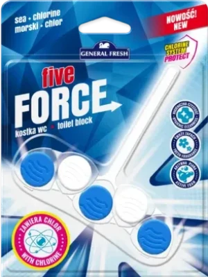 GENERAL FRESH FIVE FORCE MORSKA zawieszka do WC 50g
