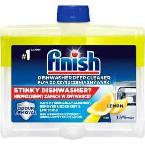 FINISH płyn czyszczący do zmywarek 250 ml - lemon