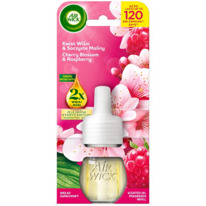 AIR WICK Elektryczny Wkład 19ml - Kwiat Wiśni & Soczyste Maliny