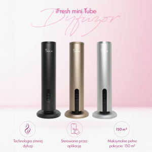 Dyfuzor zapachów iFresh Mini Tube 2.0 - srebrny