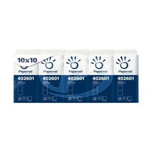 402601 PAPERNET 4-warstwowe chusteczki higieniczne 10 sztuk / 10 opak.