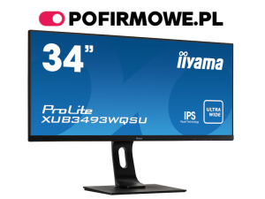 Monitor iiyama 34" PL3493WQSU-B1 3440x1440px Głośniki