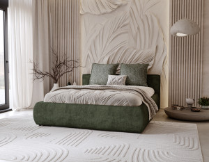 Łóżko tapicerowane Olive 160x200 z pojemnikiem