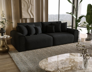 Sofa z funkcją spania Venus z pojemnikiem i poduszkami