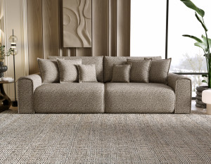Sofa z funkcją spania Venus z pojemnikiem i poduszkami