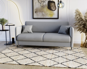 Sofa 2.os. 180 cm z funkcją spania Sky system włoski szara