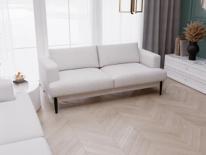 Darmowa Dostawa | Nowoczesna Sofa 2 osobowa na wysokich nóżkach