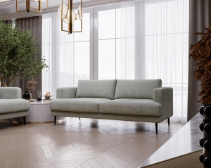 Sofa dwuosobowa Luxe 2 jasnoszara