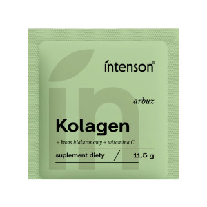 Intenson Kolagen z witaminą C i kwasem hialuronowym 11,5 g smak arbuzowy