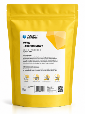 KWAS L-ASKORBINOWY | WITAMINA C DO BASENU 1000g Czysty 1 kg Polimp